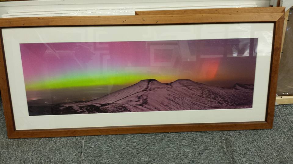 Pen y fan northern lights