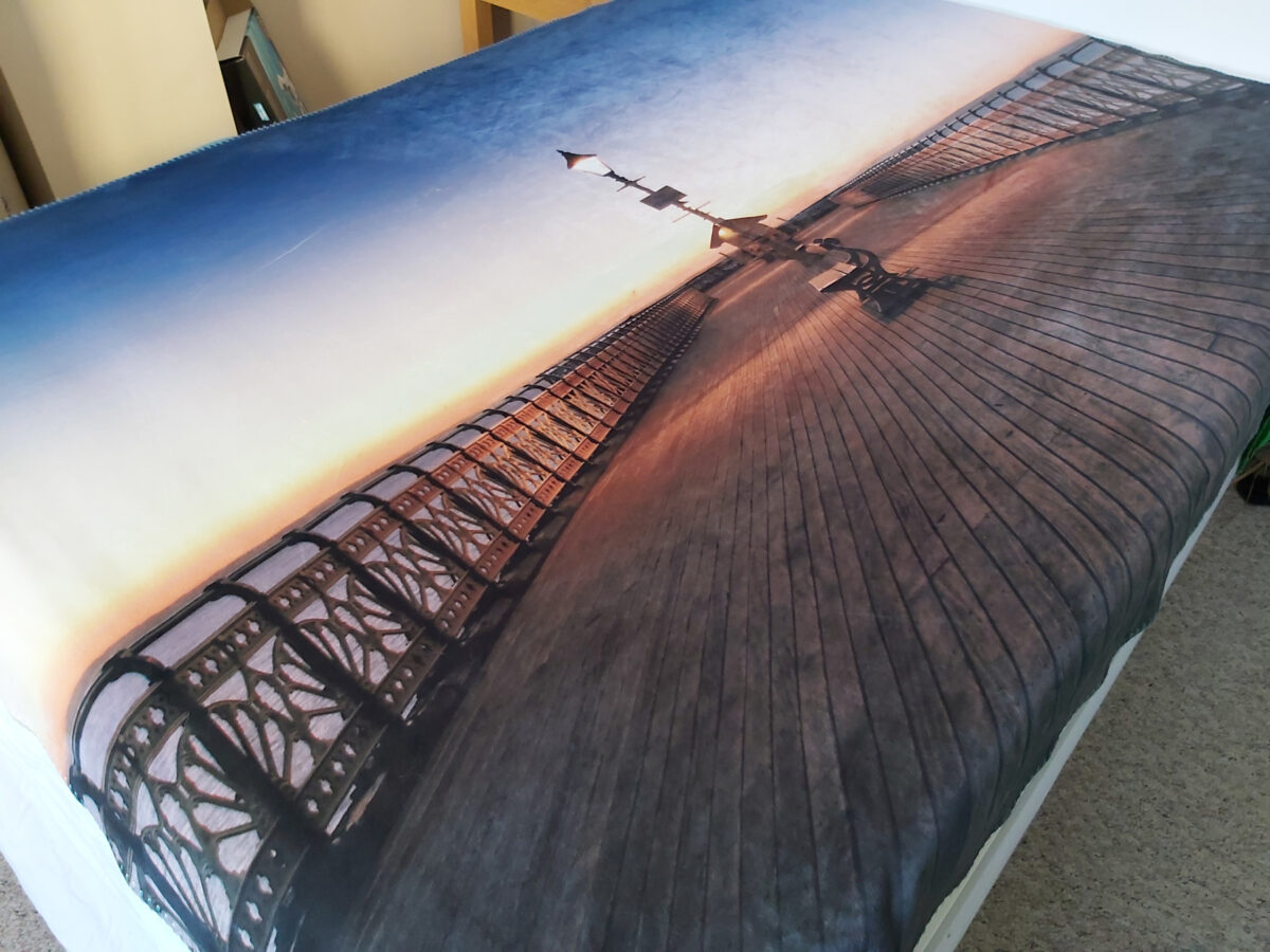 Penarth pier photo blanket