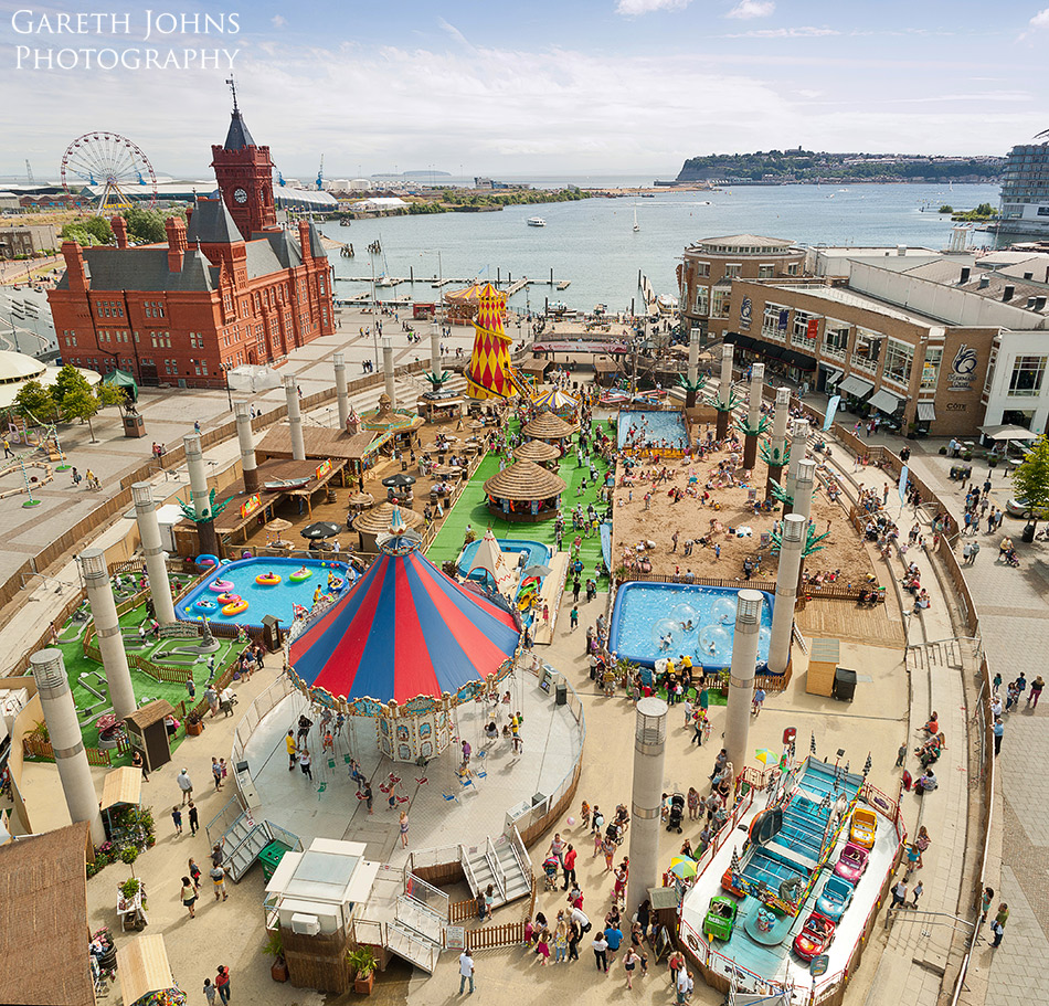 Family Fun at Cardiff Bay Beach