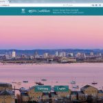 Stock image of Cardiff Bay used for website splash page