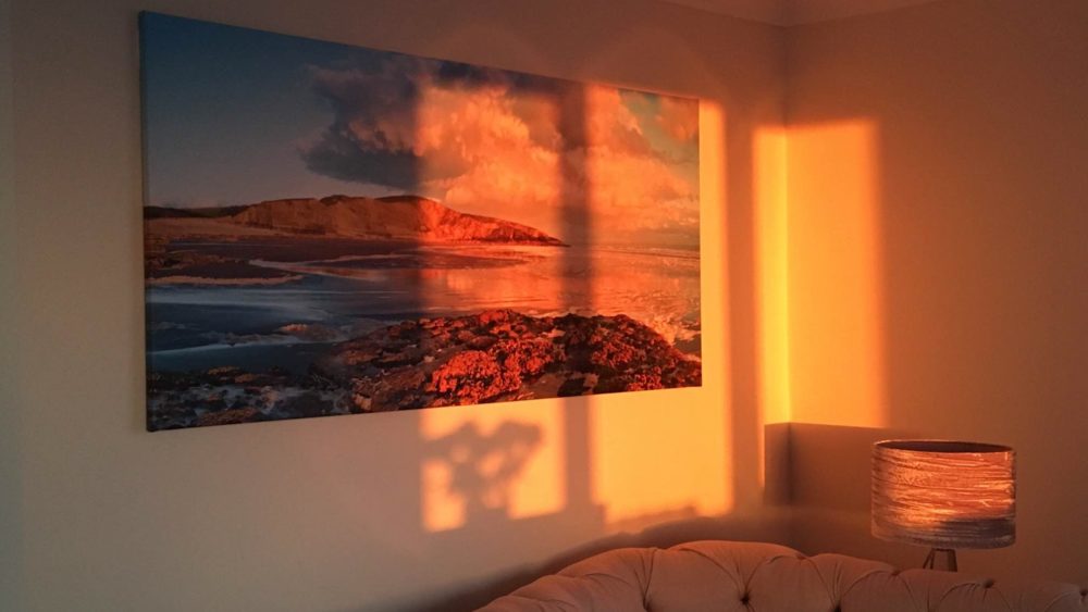 Canvas print of Dunraven bay Southerndown in the vale of glamorgan