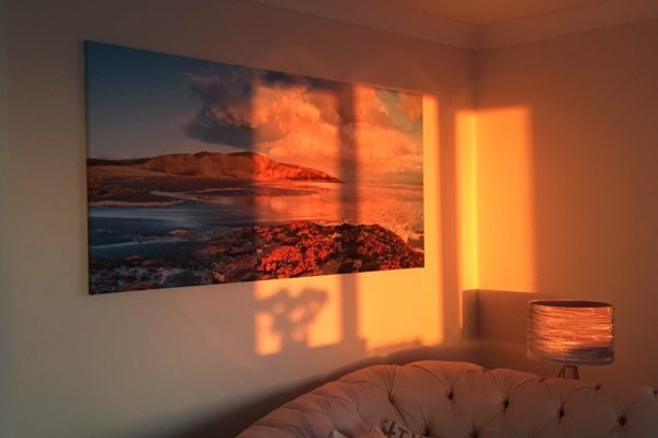 Canvas print of Dunraven bay Southerndown in the vale of glamorgan