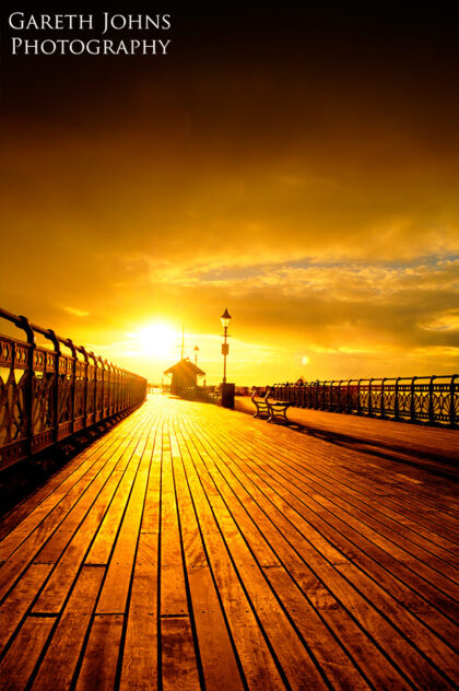 Sunrise on Penarth Pier