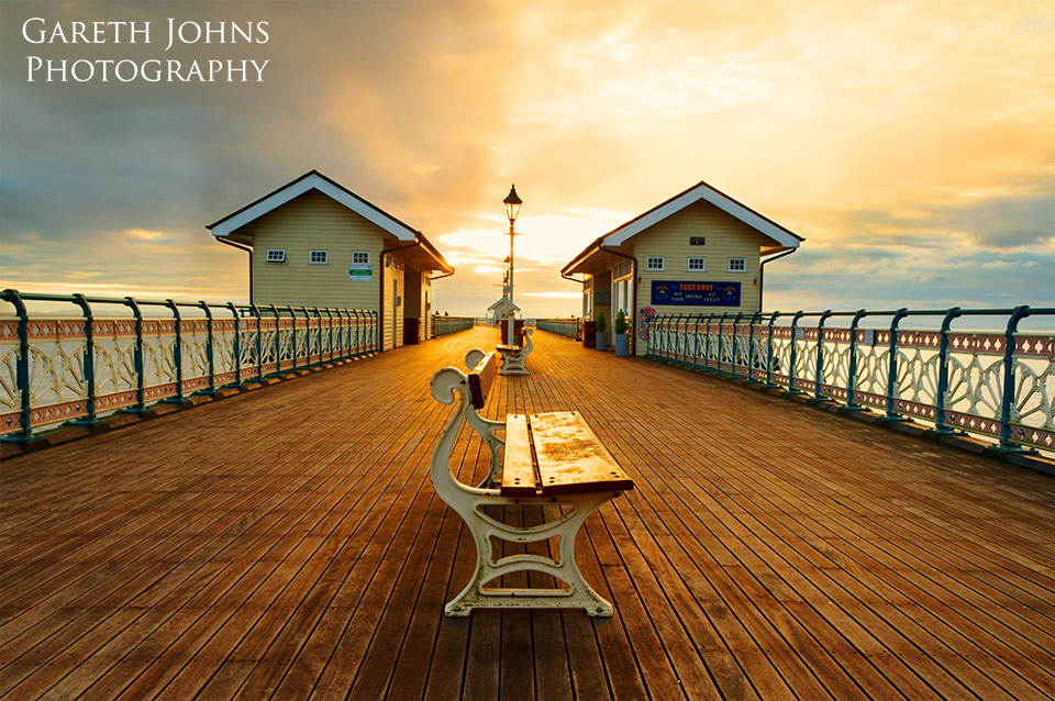 Golden Sunrise over Penarth Pier