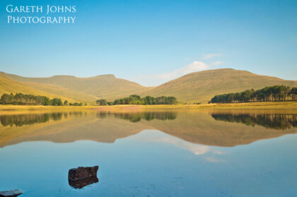 Upper Neuadd reservoir with Pen y Fan